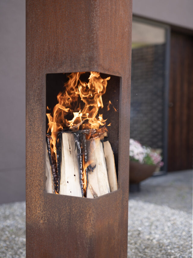perfekt für den Sommer – Outdoorkamin